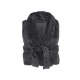M/L Microplush Robe Charcoal- Bambury