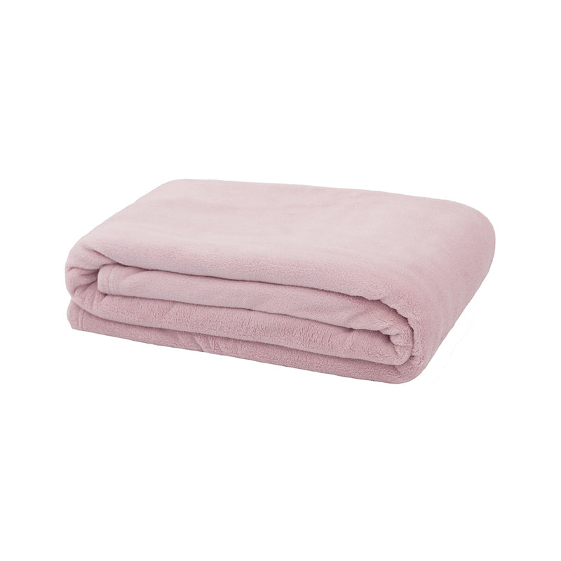 Microplush Throw Rug Blush- Bambury