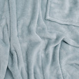 Microplush Throw Rug Steel Blue - Bambury