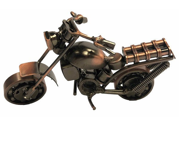 Ornament - Copper Motorbike L:15cm