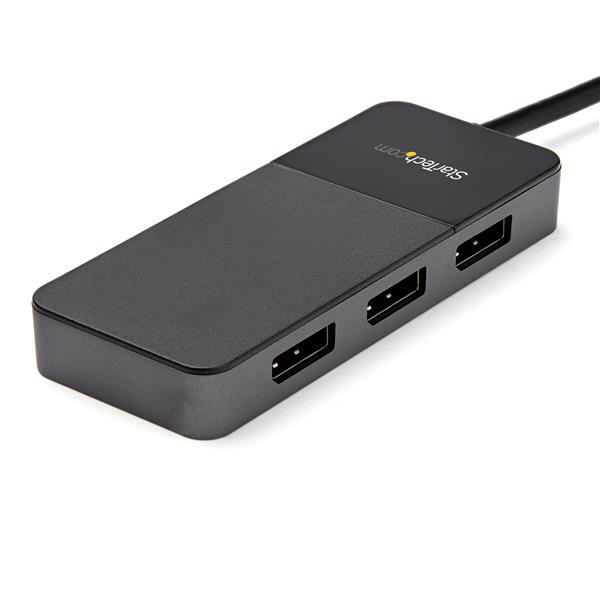 3 Port DisplayPort MST Hub - 3 x 4K - DP 1.4 Monitor Splitter