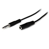 1m slim 3.5mm stereo extension audio cable with male and female connectors for enhancing audio device connectivity.