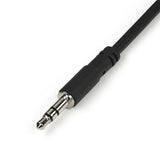 Slim Stereo Splitter Cable - 3.5mm Male to 2x 3.5mm Female