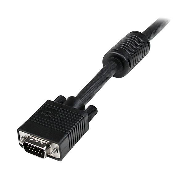 1m coax VGA cable for high-resolution video, ideal for clear connections between devices up to 1920x1200.