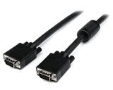 1m Coax VGA cable in durable construction, ensuring high resolution video quality up to 1920x1200 with EMI protection.