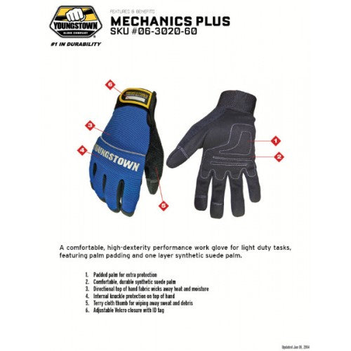 Youngstown Mechanics Plus Work Gloves - Xl