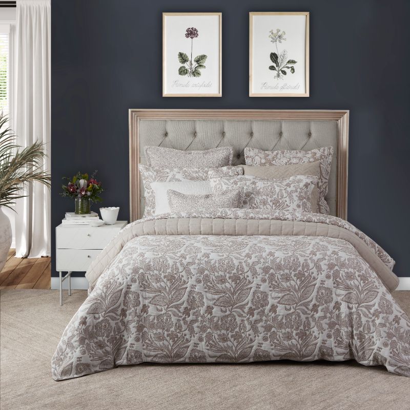 California Duvet / Quilt Cover Set - MERIDIEN STONE