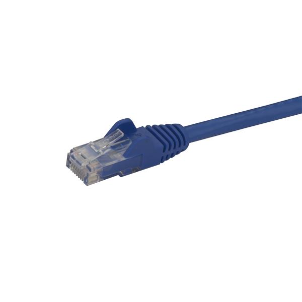 Cat6 Patch Cable with Snagless RJ45 Connectors - 10m, Blue