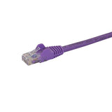 Cat6 Ethernet Patch Cable with Snagless RJ45 Connectors - 1 m, Purple