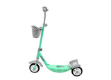 Kids Noody Foldable Scooter With Twin Rear Wheels DSC-140 Green