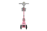 Kids Noody Foldable Scooter With Twin Rear Wheels DSC-140 Pink