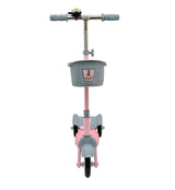 Kids Noody Foldable Scooter With Twin Rear Wheels DSC-140 Pink