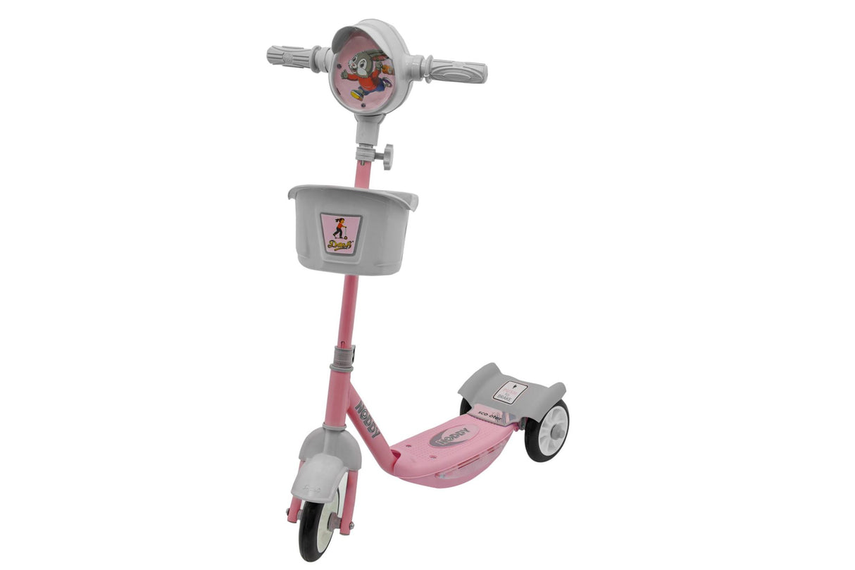 Kids Noody Foldable Scooter With Twin Rear Wheels DSC-140 Pink