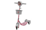 Kids Noody Foldable Scooter With Twin Rear Wheels DSC-140 Pink