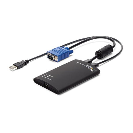 KVM Console to USB 2.0 adapter turning laptops into portable crash carts for easy server management without bulky equipment.