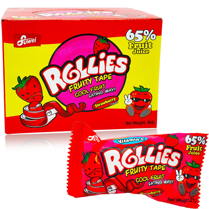 Rollies Fruity Tape Strawberry 21g - Pack of 24