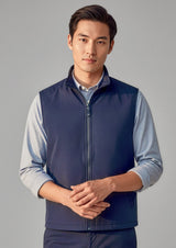 Reversible Unisex Fleece Vest - Navy