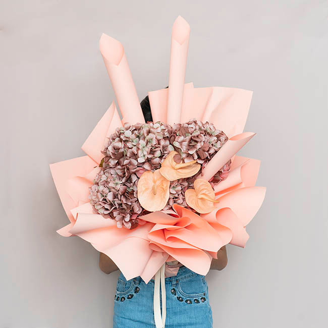 Kraft Paper Coloured 80gsm Peachy Keen Pack of 100