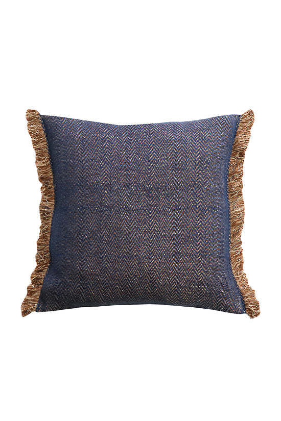 Cushion - Nathan Navy/Natural (45cm)