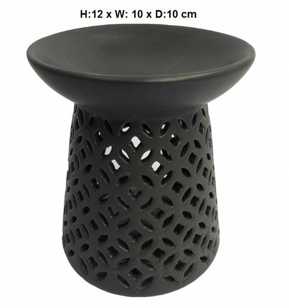Lattice Oil Burner Black