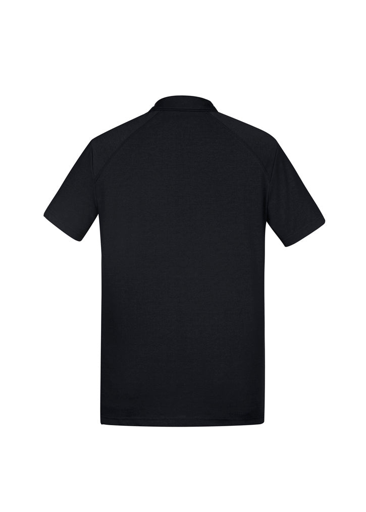 Byron Mens Short Sleeve Polo - Black