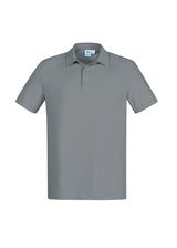 Byron Mens Short Sleeve Polo - Silver