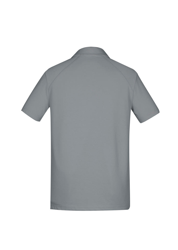 Byron Mens Short Sleeve Polo - Silver