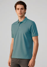 City Mens Short Sleeve Polo - Teal