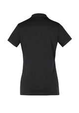 Ladies Aston Polo - Black/Silver Grey (Size 18)