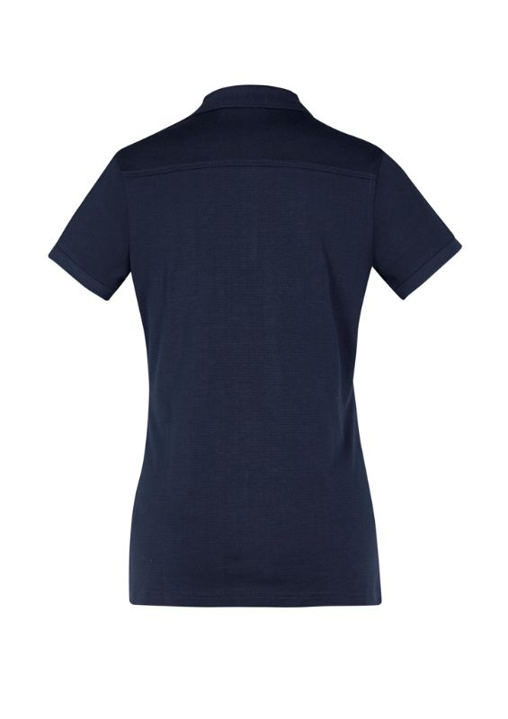 Ladies Aston Polo - Navy/Silver Grey (Size 24)