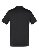 Mens Aston Polo - Black/Silver Grey (Medium)