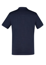 Mens Aston Polo - Navy/Silver Grey (Small)