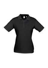 Ice Womens Short Sleeve Polo - Black