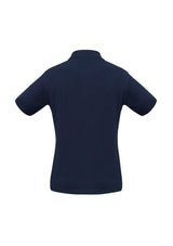 Ice Womens Short Sleeve Polo - Navy