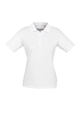 Ice Womens Short Sleeve Polo - White