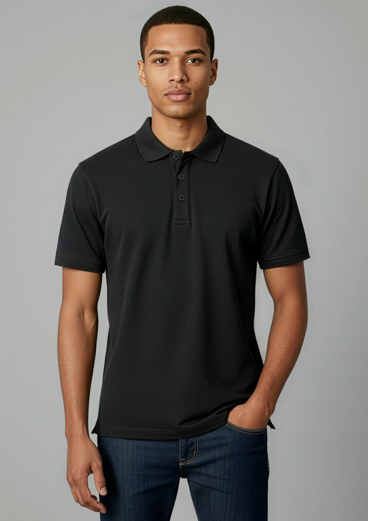 Ice Mens Short Sleeve Polo - Navy