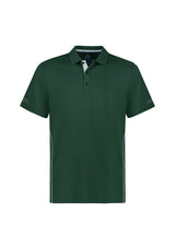 Balance Kids Short Sleeve Polo - Forest/White