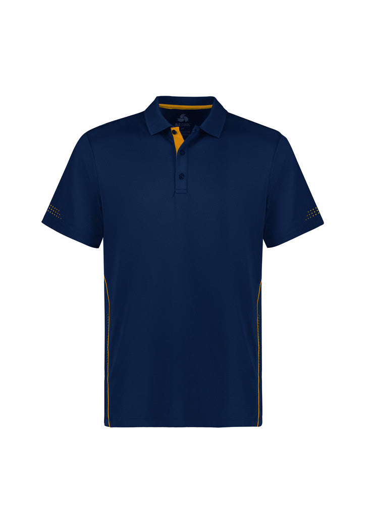 Balance Kids Short Sleeve Polo - Navy/Gold