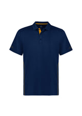 Balance Kids Short Sleeve Polo - Navy/Gold