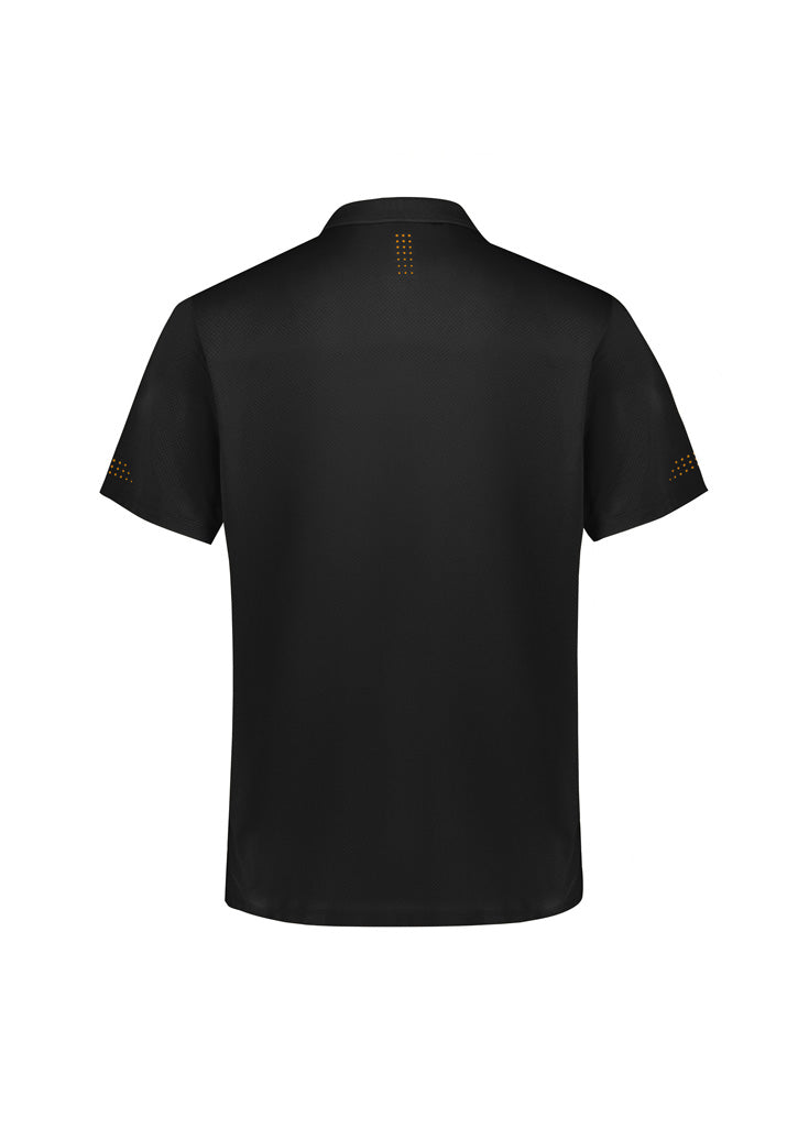 Balance Mens Short Sleeve Polo - Black/Gold