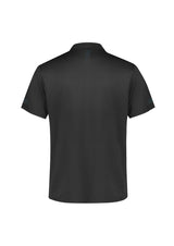 Balance Mens Short Sleeve Polo - Grey/Cyan