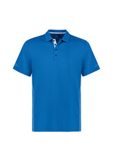 Balance Mens Short Sleeve Polo - Royal/White