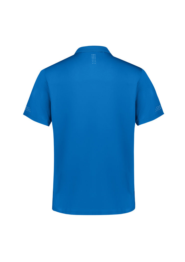 Balance Mens Short Sleeve Polo - Royal/White