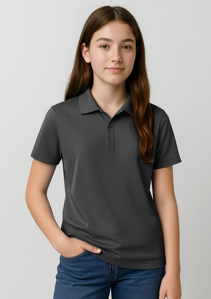 Action Kids Short Sleeve Polo - Grey