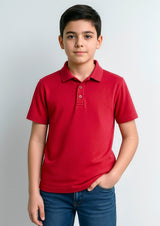 Action Kids Short Sleeve Polo - Red