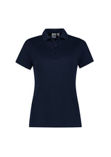 Action Womens Short Sleeve Polo - Navy