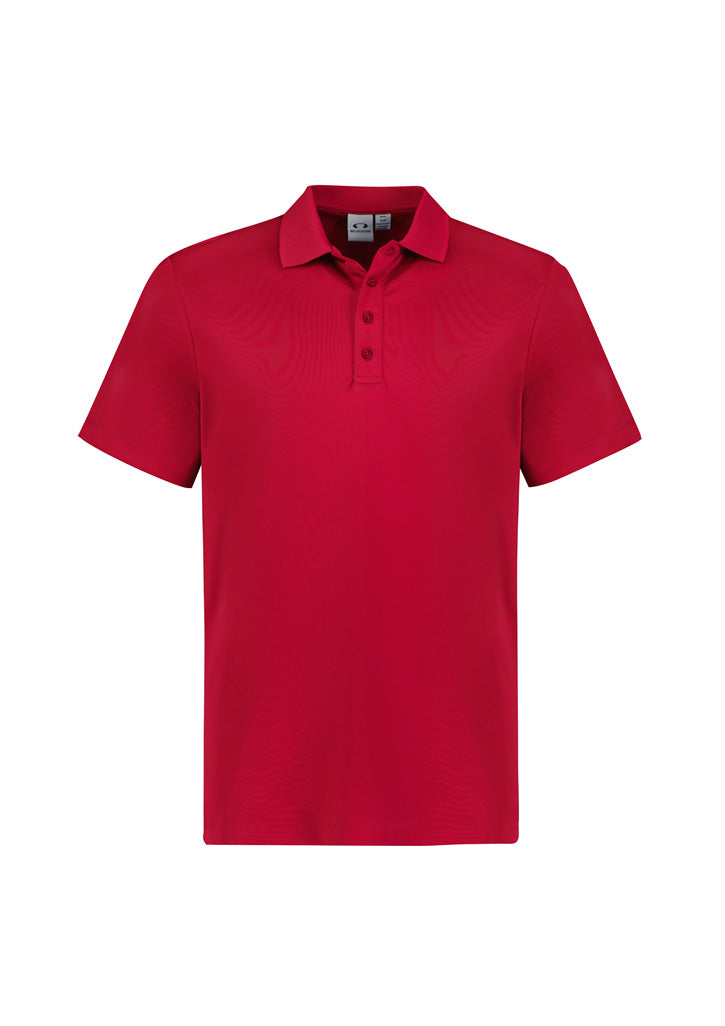 Action Mens Short Sleeve Polo - Red