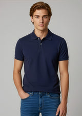 Neon Mens Short Sleeve Polo - White