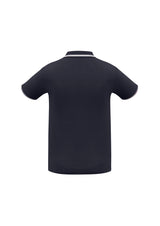 Cambridge Mens Short Sleeve Polo - Navy/White/White