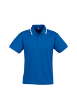 Cambridge Mens Short Sleeve Polo - Royal/White/White
